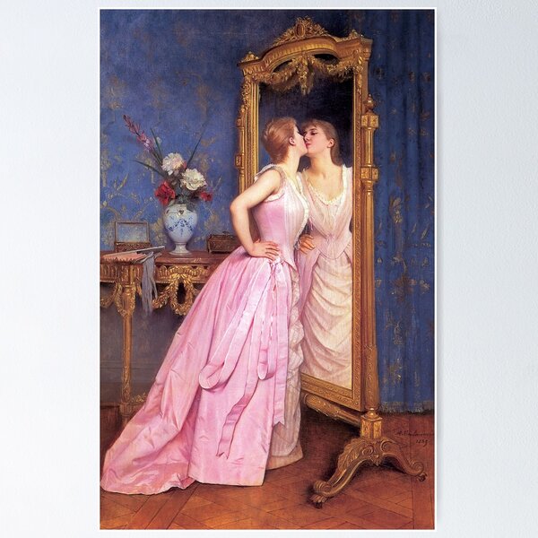 Item preview, Vanity (1889) - Auguste Toulmouche designed and sold by SALON DES ARTS.