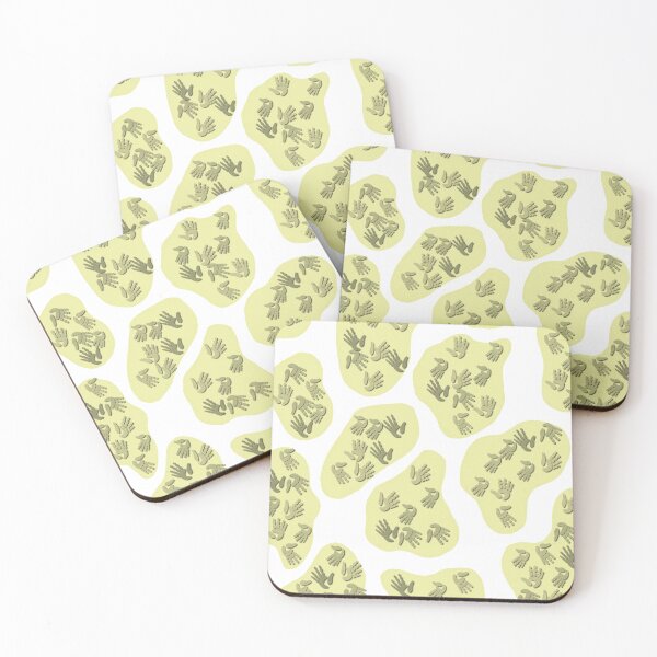 Item preview, Yellow camouflage & hand trace. designed and sold by adlkh.
