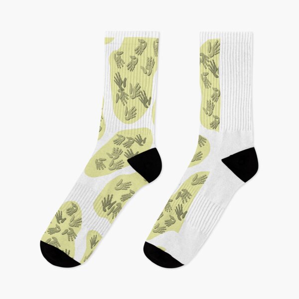 Item preview, Yellow camouflage & hand trace. designed and sold by adlkh.