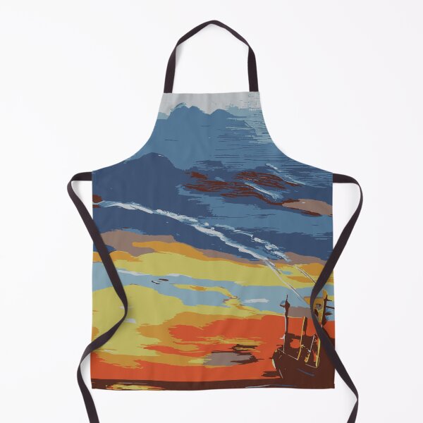 Item preview, Vintage Abstract Illustration:- Retro Landscape Illustration-Vintage Landscape art designed and sold by typoinspired.