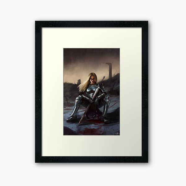 the end of the war Framed Art Print