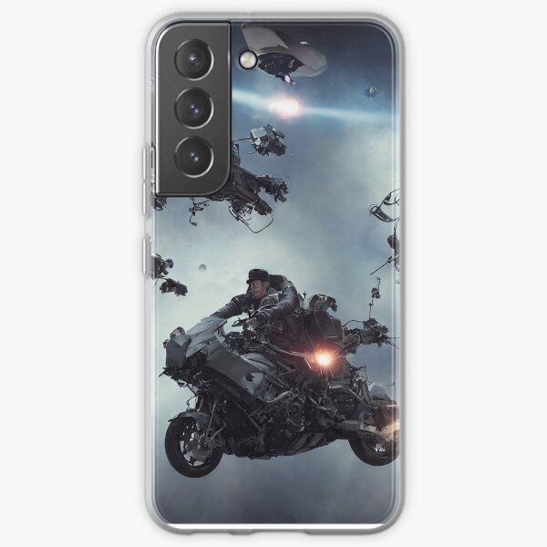 Bike became spacecraft Samsung Galaxy Soft Case