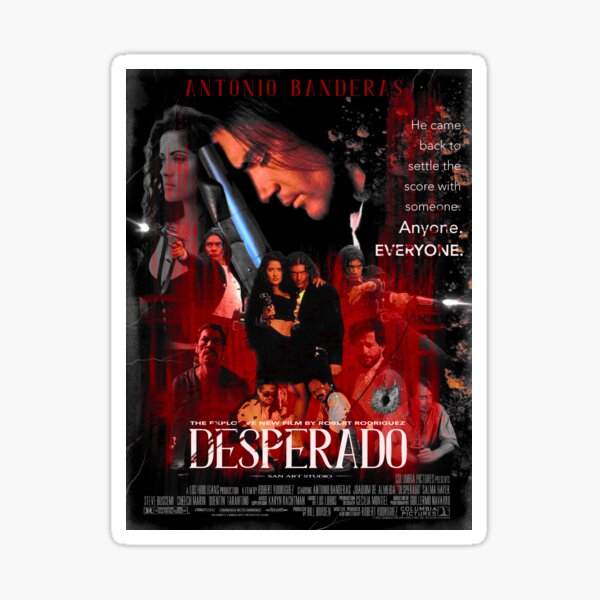 Antonio Banderas in Desperado (1995), British postcard. Ant…