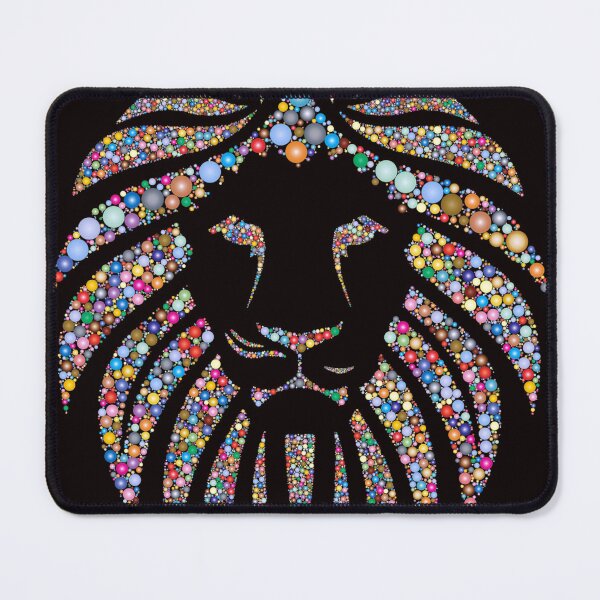 Item preview, Colorful lion head designed and sold by zeljana0504.