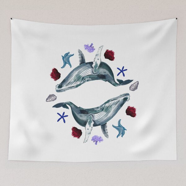 Item preview, whale designed and sold by addict2reading.