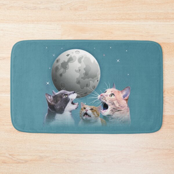 Item preview, Cats Meowling At Moon Cat Howling Funny  designed and sold by alenaz.