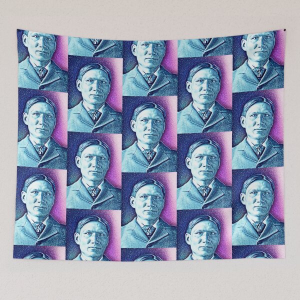 Item preview, Charles Eastman artwork | Charles Eastman Portrait | Charles Eastman Wall Art  designed and sold by Suyogsonar25.