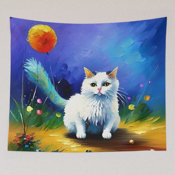 Item preview, Cat Playing With a Ball of String designed and sold by AnimPet.