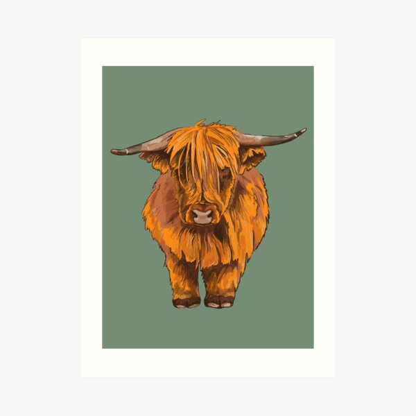 Heilan Coo Art Print