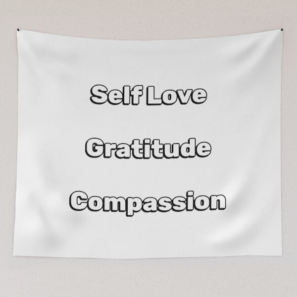 Item preview, Self love Gratitude Compassion - positive mind - sticker pack designed and sold by Inspirationmotivation.