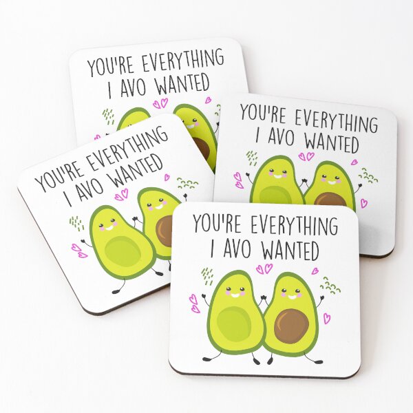 Item preview, You're Everything I Avo Wanted - Funny Avocado Couple designed and sold by SunsetGloww.