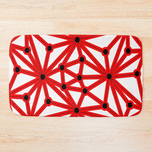 Item preview, Abstract geometric pattern - red. designed and sold by K.S ART.