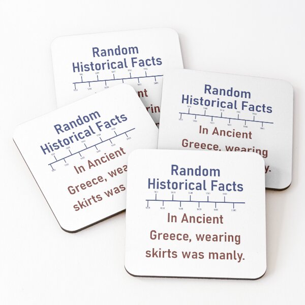 Item preview, In Ancient Greece Wearing Skirts Was Manly  - History Fact designed and sold by CrankyOldDude.