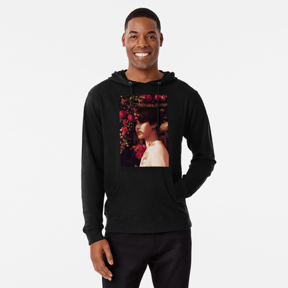 "Als du mich angerufen hast, bin ich deine Blume geworden." Leichter Hoodie