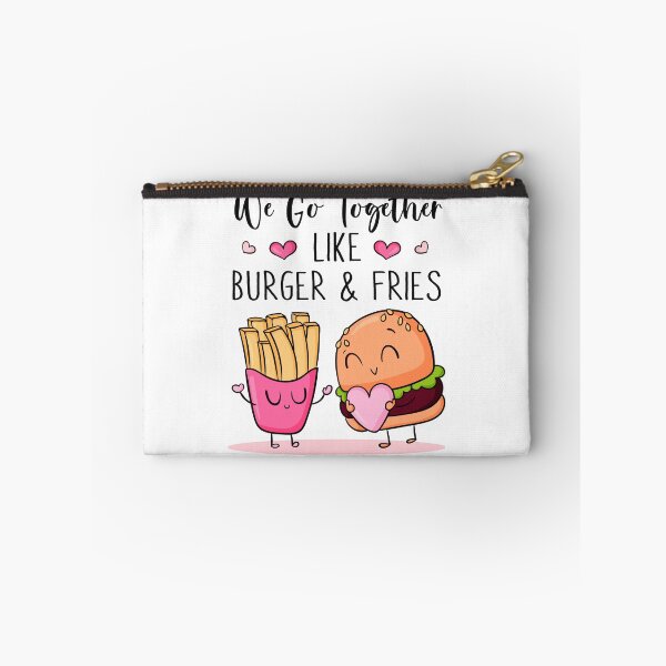 Item preview, We Go Together Like Burger & Fries - Funny Couple Gift designed and sold by SunsetGloww.