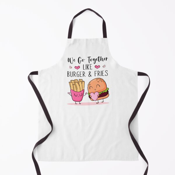 Item preview, We Go Together Like Burger & Fries - Funny Couple Gift designed and sold by SunsetGloww.