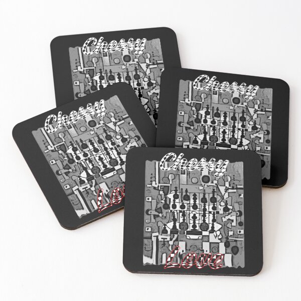 Item preview, Chessy Love, For the love of chess - Digital Art black and white designed and sold by kikidu21.