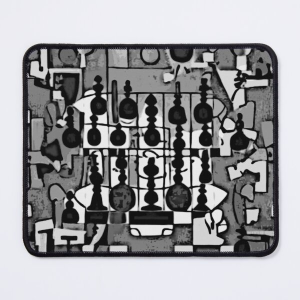 Item preview, Chessy Love, For the love of chess - Digital Art black and white designed and sold by kikidu21.