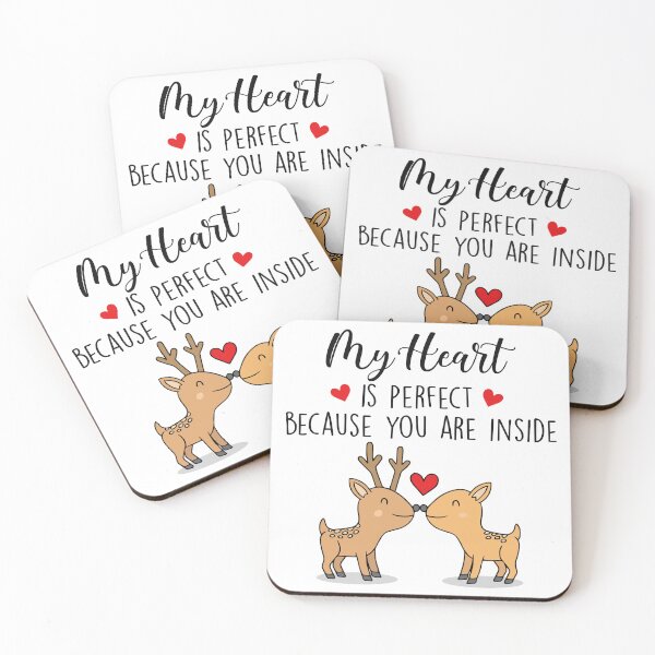 Item preview, My Heart Is Perfect Because You Are Inside - Funny Couple Gift designed and sold by SunsetGloww.