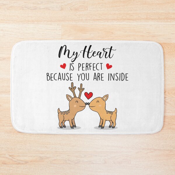 Item preview, My Heart Is Perfect Because You Are Inside - Funny Couple Gift designed and sold by SunsetGloww.