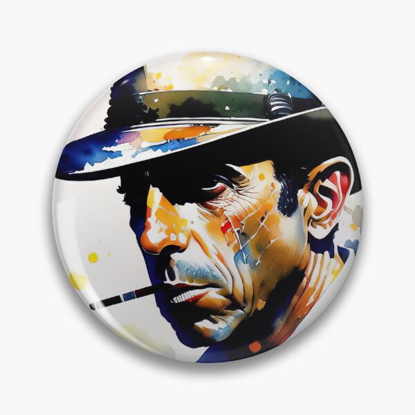 Item preview, Humphrey Bogart portrait in watercolor designed and sold by IkonixArt.