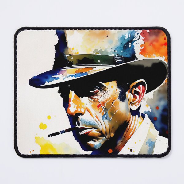 Item preview, Humphrey Bogart portrait in watercolor designed and sold by IkonixArt.