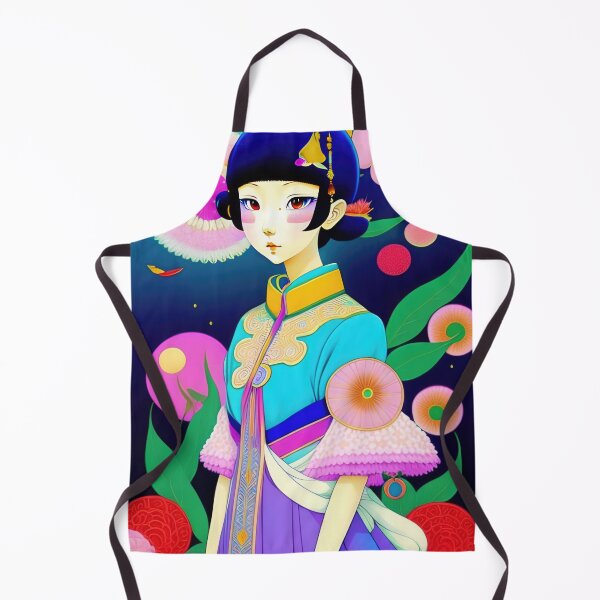 Item preview, Asian woman wearing a hat  in 90's vintage anime surrealism artwork designed and sold by fr4nk87.