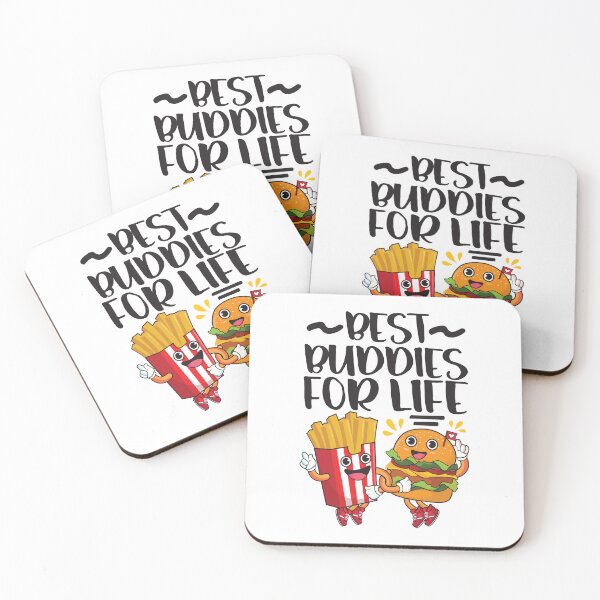 Item preview, Burger and Fries - Best Buddies for Life designed and sold by plushism.