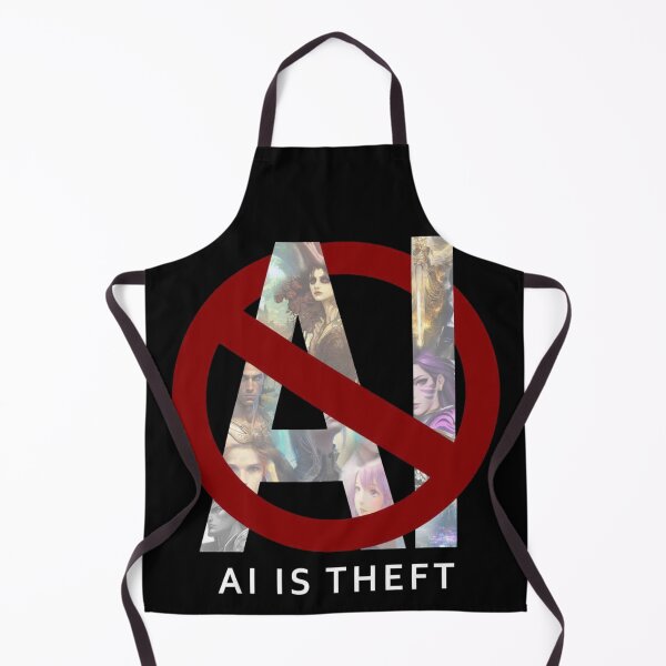 Item preview, ai is theft, NO TO AI GENERATED IMAGES designed and sold by Sameart ⭐⭐⭐⭐⭐.