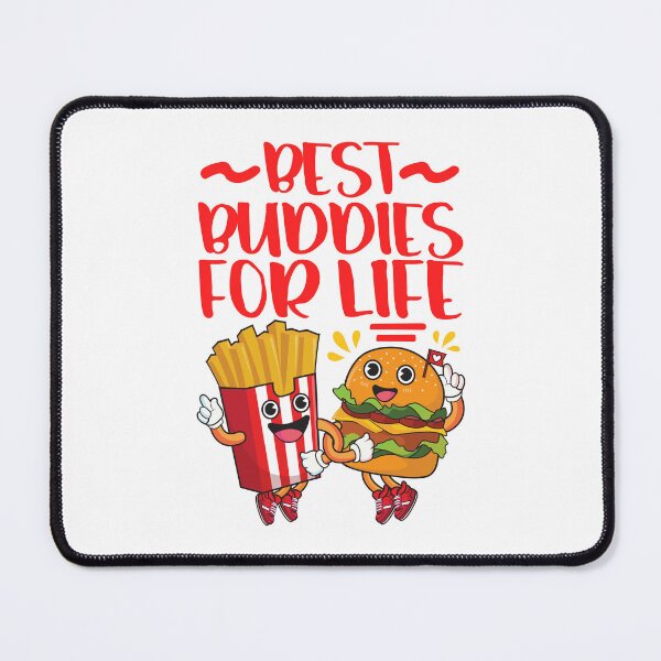 Item preview, Burger and Fries - Best Buddies for Life designed and sold by plushism.