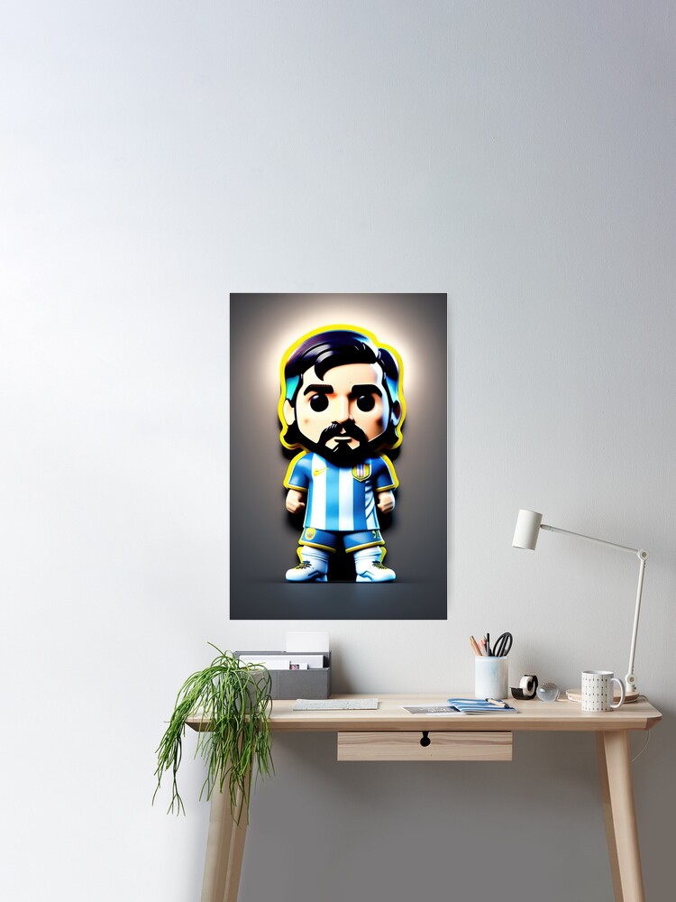 Custom POP - Messi 3D model 3D printable