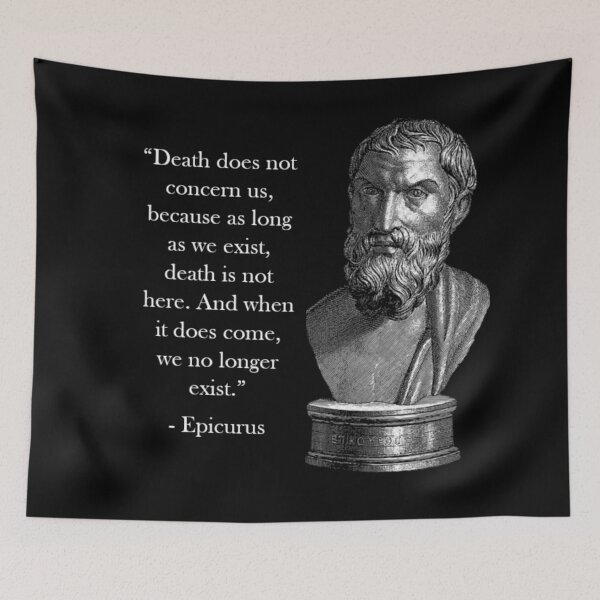 Item preview, Epicurus Quote  designed and sold by Reed-Inc.