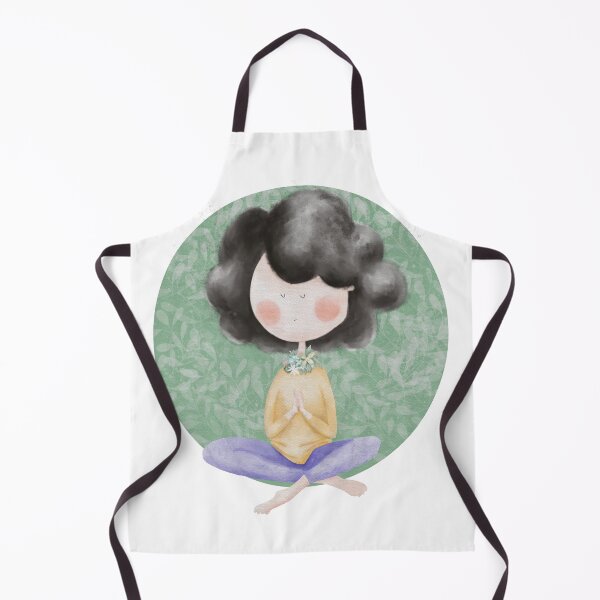 Item preview, Flower yoga girl designed and sold by alisonsadler.