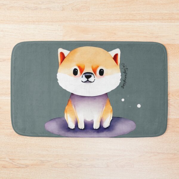 Item preview, Cute Shiba Inu Puppy Art 5 designed and sold by cutiepeaupies.
