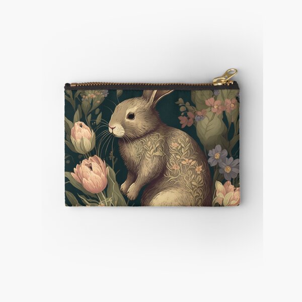 Item preview, Floral Bunny Hop: Antique Easter Greetings, Hoppy Easter designed and sold by EmeraldeaArt.