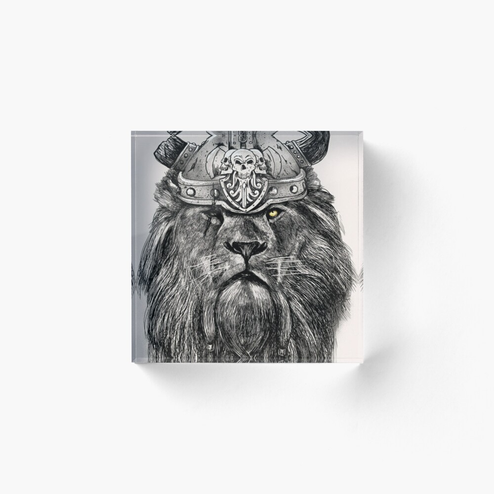 the Viking lion Art Board Print for Sale by nasersadat