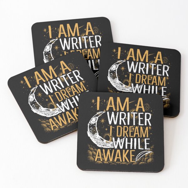 Item preview, I Am A Writer I Dream While Awake designed and sold by SunsetGloww.
