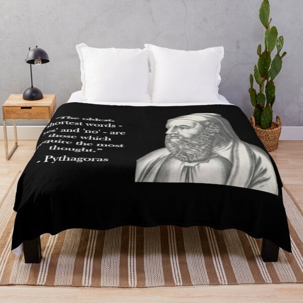 Item preview, Pythagoras Quote - Yes and No designed and sold by Reed-Inc.