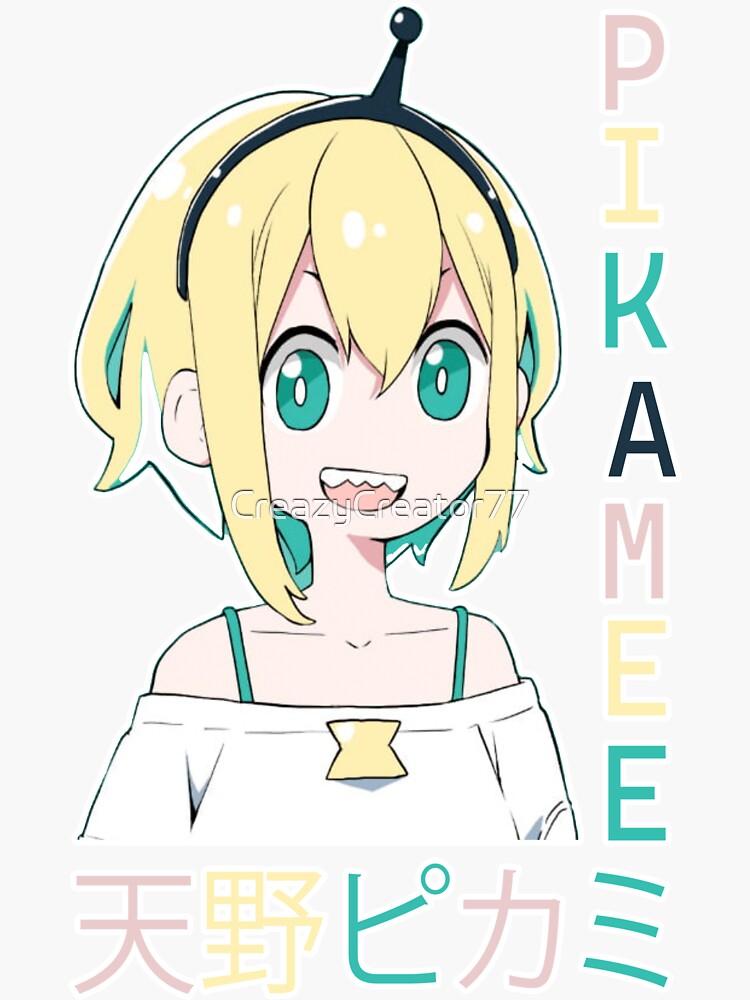 天野ピカミィ - Vtuber Pikamee Amano peeker - VOMS | Sticker