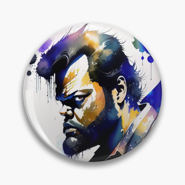 Item preview, Orson Welles portrait in watercolor designed and sold by IkonixArt.