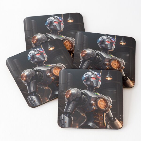 Item preview, Cyberpunk Steampunk Robot Artwork designed and sold by CreationP.