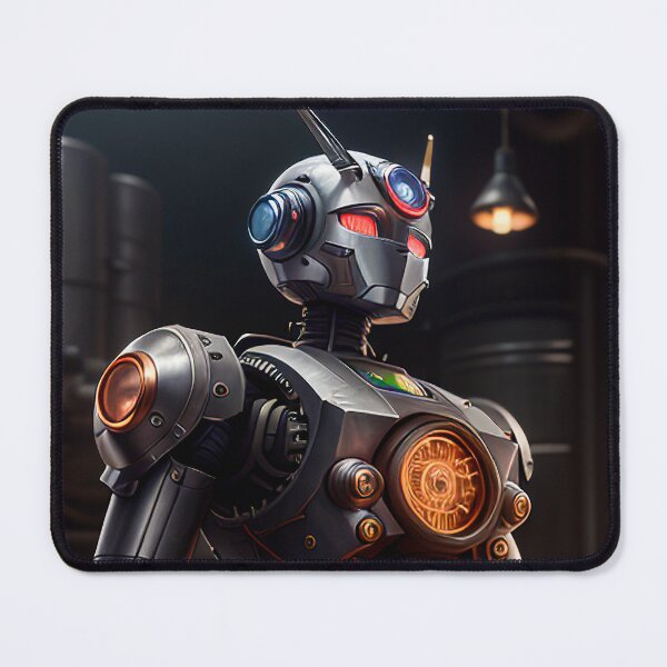Item preview, Cyberpunk Steampunk Robot Artwork designed and sold by CreationP.