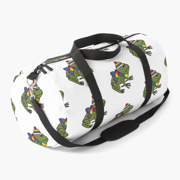 Item preview, Cute Frog and Rainbow Pride Flag Hat and Scarf designed and sold by ellenhenry.