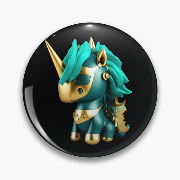 Item preview, Cute Long Haired armored Unicorn  designed and sold by BOYWANDER67.