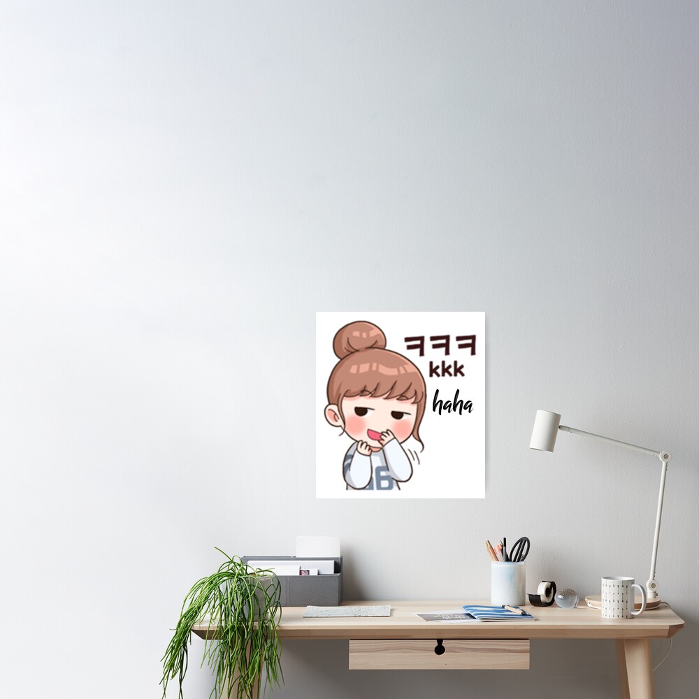 Cute korean girl + sign iPad Case & Skin for Sale by artatiana