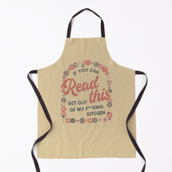 Dill Pickle Humor kitchen apron Just dill with it embroidered apron –  Threaded Stitch