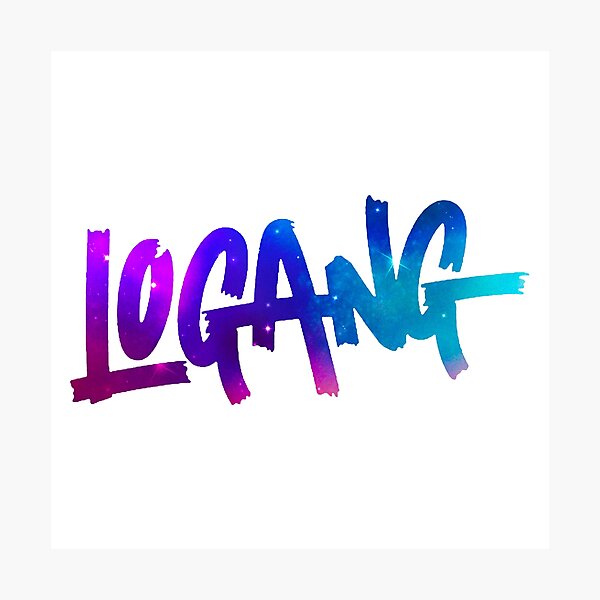 logang galaxy - logan paul Photographic Print