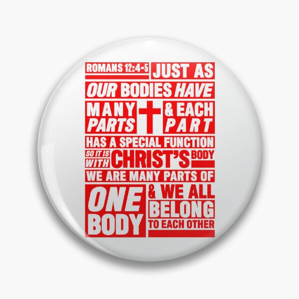 Item preview, Romans 12:4-5 We All Belong To Each Other designed and sold by plushism.