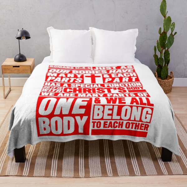 Item preview, Romans 12:4-5 We All Belong To Each Other designed and sold by plushism.
