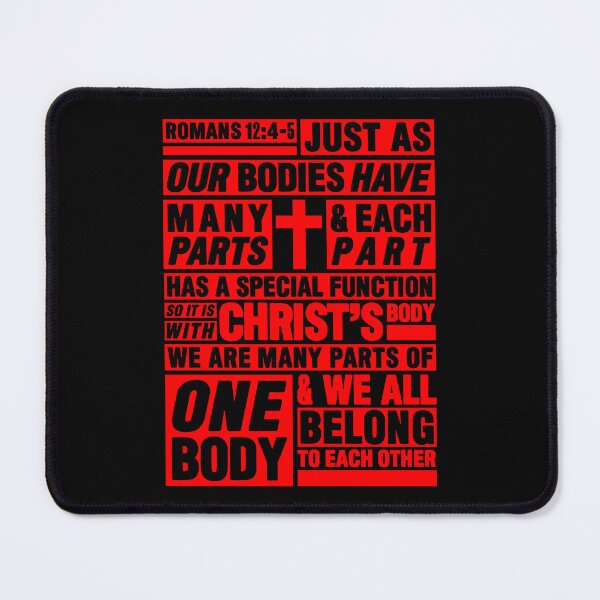Item preview, Romans 12:4-5 We All Belong To Each Other designed and sold by plushism.